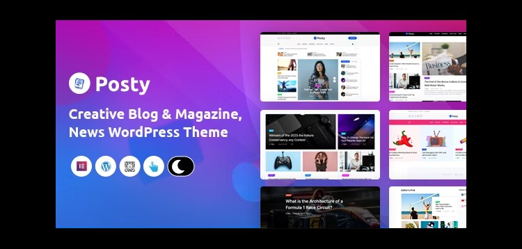 Item cover for download Posty - News Magazine WordPress Theme