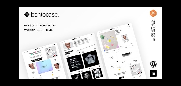 Item cover for download Bentocase - Personal Portfolio WordPress Theme