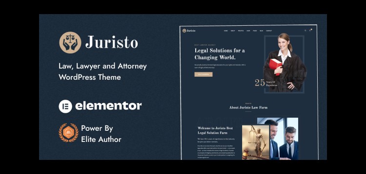 Item cover for download Juristo - Lawyer & Attorney WordPress Theme