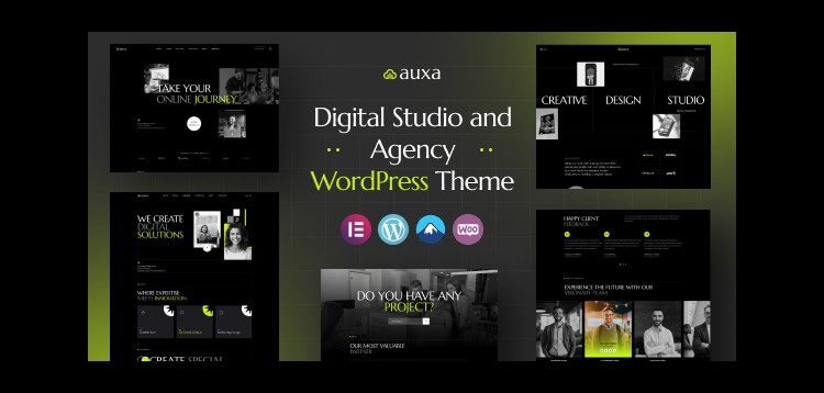 Item cover for download Auxa - Digital Studio and Agency WordPress Theme