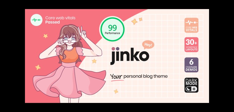 Item cover for download Jinko - Your Personal Blog Theme