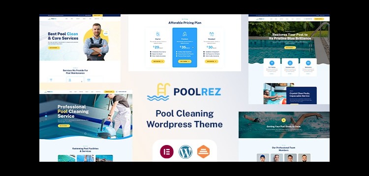 Item cover for download Poolrez | Pool Cleaning WordPress Theme