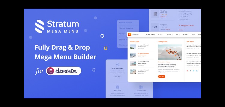 Item cover for download Stratum Mega Menu for Elementor