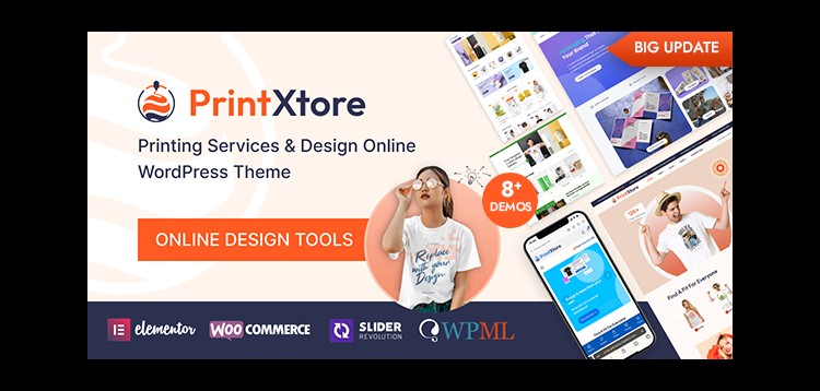 Item cover for download PrintXtore – Printing Services & Design Online WordPress WooCommerce Theme