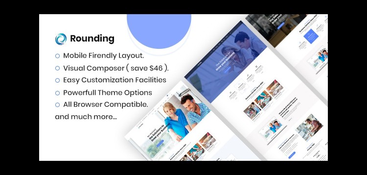 Item cover for download Rounding - Business WordPress Theme