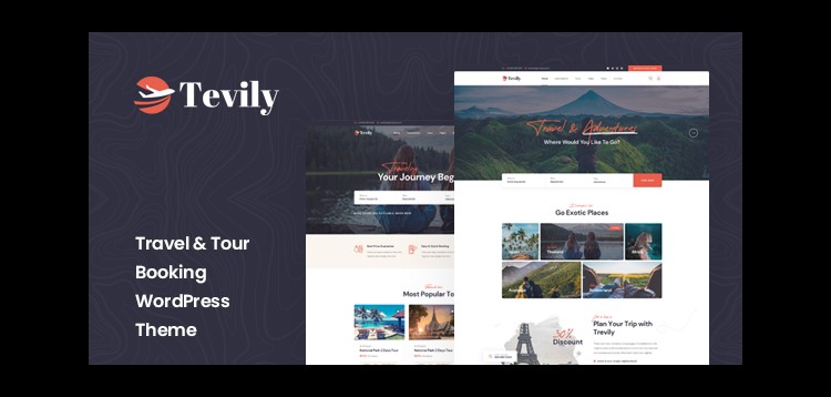 Item cover for download Tevily - Travel & Tour Booking WordPress Theme