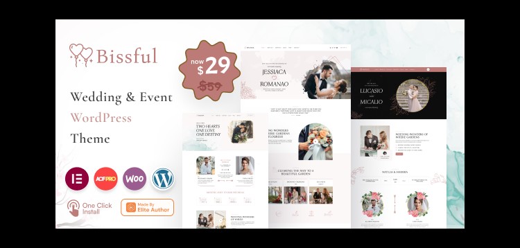 Item cover for download Bissful - Wedding & Event WordPress Theme