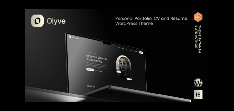 Item cover for download Olyve - Personal Portfolio WordPress Theme