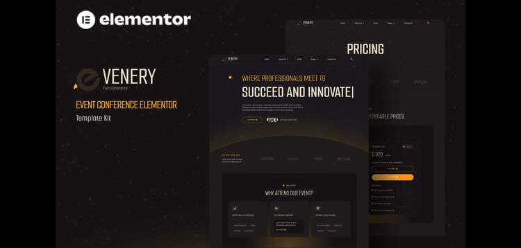 Item cover for download Evenery - Event Conference Elementor Template Kit