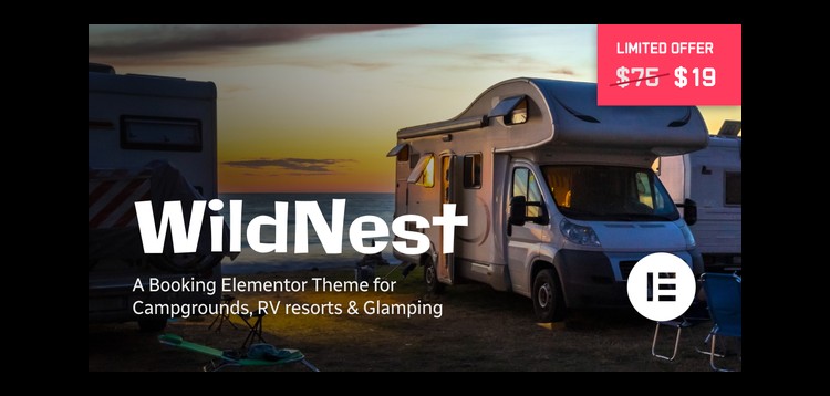 Item cover for download WildNest - Campgrounds & RV Parks Booking Theme