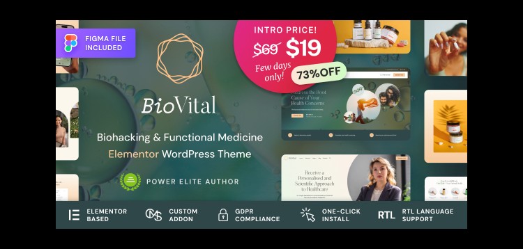 Item cover for download BioVital - Functional Medicine Doctor WordPress Theme