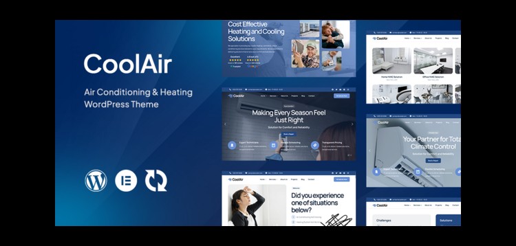 Item cover for download Coolair - Air Conditioning & Heating HVAC WordPress Theme