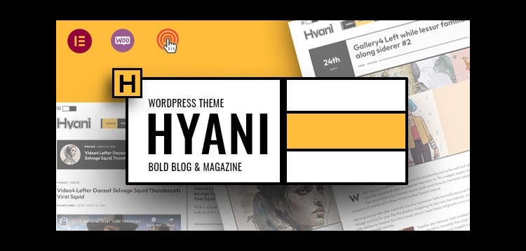 Item cover for download Hyani – Bold Blog and Magazine