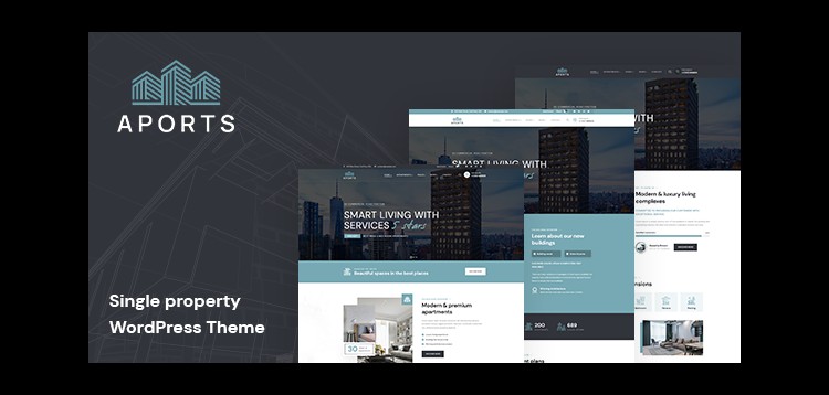 Item cover for download Aports - Single Property WordPress Theme