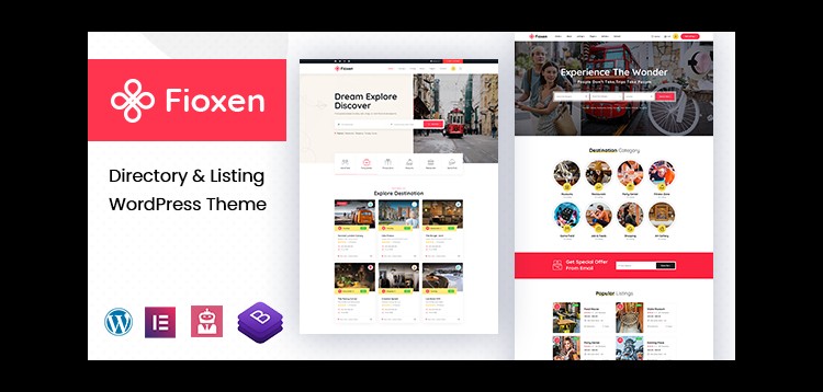 Item cover for download Fioxen - Directory Listing WordPress Theme