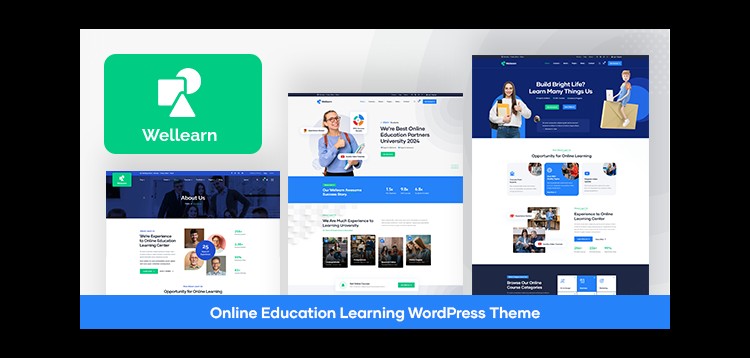 Item cover for download Wellearn - Online Education Learning WordPress Theme