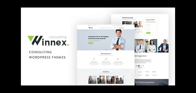 Item cover for download Winnex - Business Consulting WordPress Themes