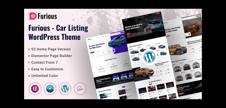 Item cover for download Furious - Car Listing WordPress Theme