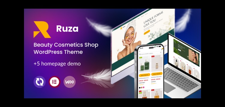 Item cover for download Ruza - Beauty Cosmetics Shop WordPress Theme
