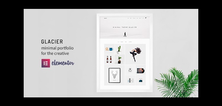 Item cover for download Glacier - Minimal WordPress Portfolio Theme