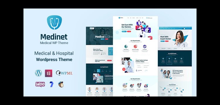 Item cover for download Medinet - Medical and Health WordPress Theme +RTL