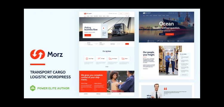 Item cover for download Morz - Logistics WordPress Theme