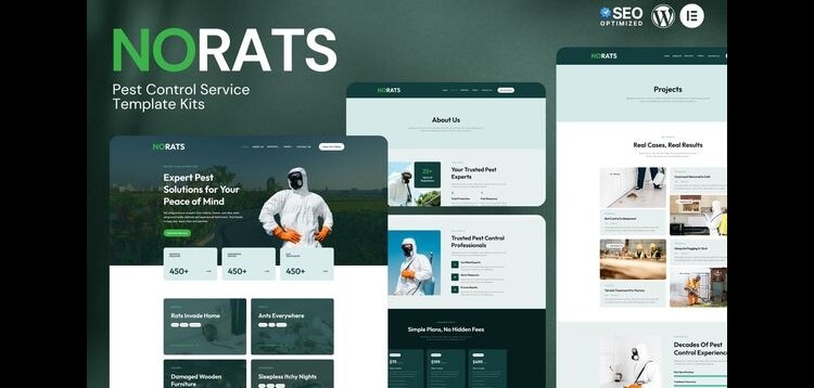 Item cover for download Norats - Pest Control Service Elementor Kits