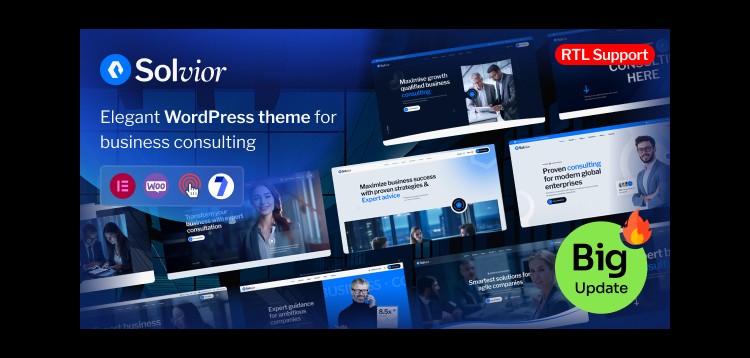 Item cover for download Solvior - Business Consulting WordPress Theme