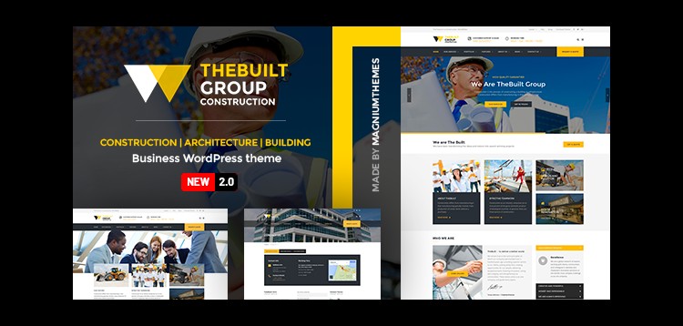 Item cover for download TheBuilt - Construction and Architecture WordPress theme