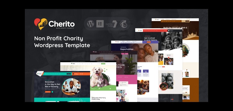 Item cover for download Cherito - Non Profit Charity WordPress Theme
