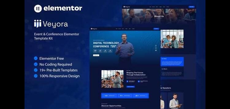 Item cover for download Veyora - Event & Conference Elementor Template Kit