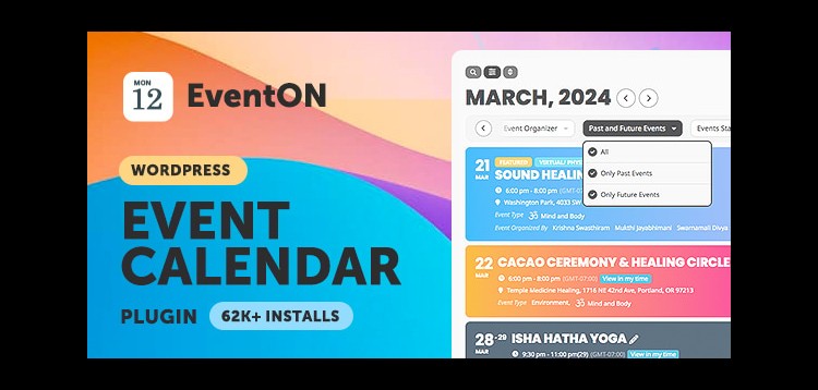Item cover for download EventON - WordPress Virtual Event Calendar Plugin