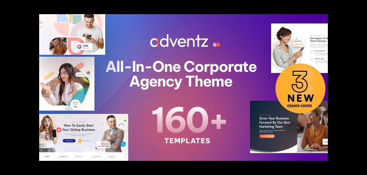 Item cover for download Adventz - Corporate Business WordPress Theme