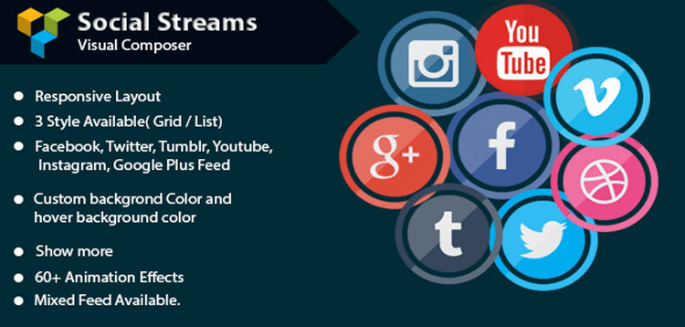 Item cover for download Visual Composer - Social Streams With Carousel