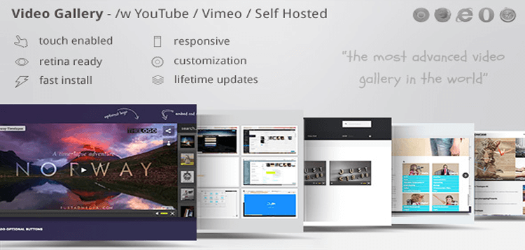 Item cover for download Video Gallery Wordpress Plugin /w YouTube, Vimeo