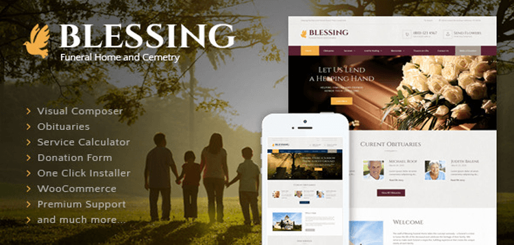Item cover for download Blessing | Funeral Home WordPress Theme