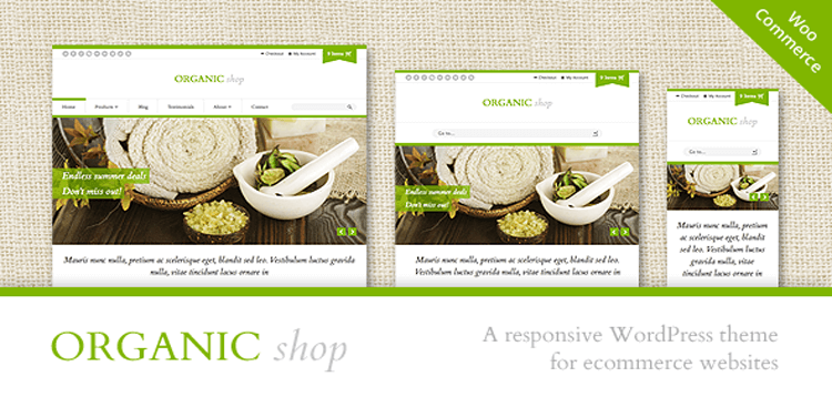 Item cover for download Organic Shop - Responsive WooCommerce Theme