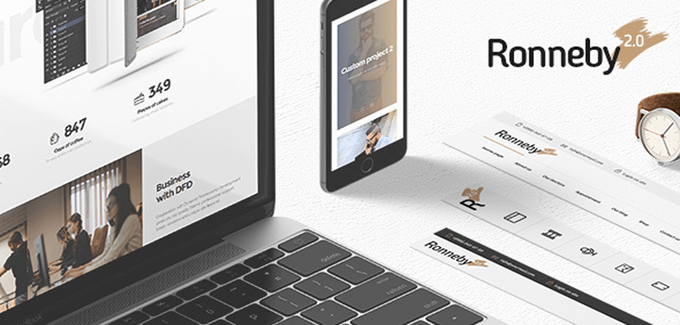 Item cover for download Ronneby - High-Performance WordPress Theme