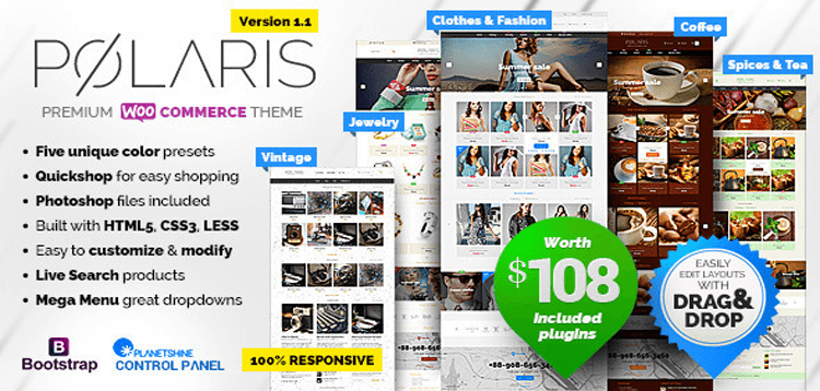 Item cover for download Polaris — Minimal & Powerful Multipurpose WooCommerce Theme