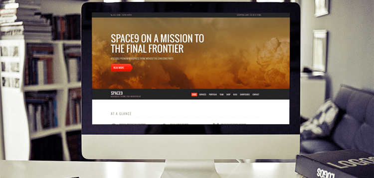 Item cover for download CSSIgniter Space9 WordPress Theme