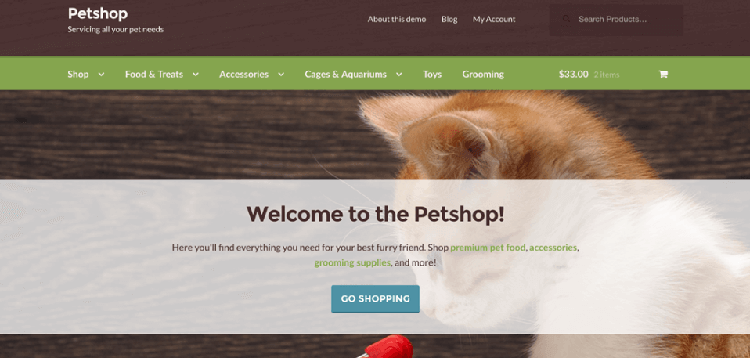 Item cover for download WooThemes Petshop Storefront WooCommerce Theme