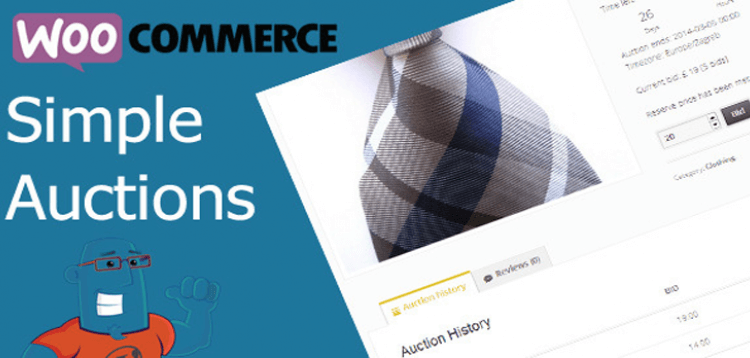 Item cover for download WooCommerce Simple Auctions - Wordpress Auctions