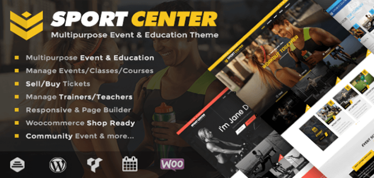 Item cover for download Sport Center - Multipurpose Events & Education WordPress Theme