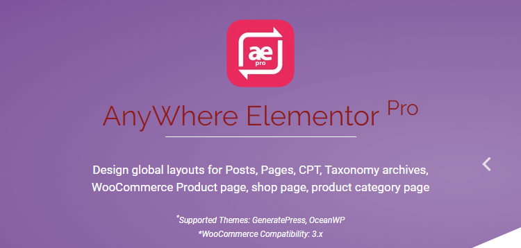Item cover for download AnyWhere Elementor Pro