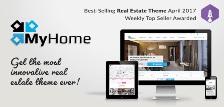 Item cover for download MyHome - Real Estate WordPress Theme