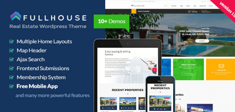 Item cover for download FullHouse - Real Estate Responsive WordPress Theme