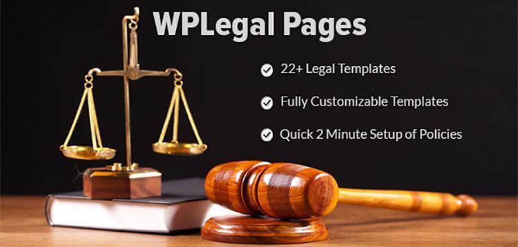 Item cover for download WordPress Privacy Policy Plugin - Legal Pages Generator - 23+ Legal Templates - WPLegalPages