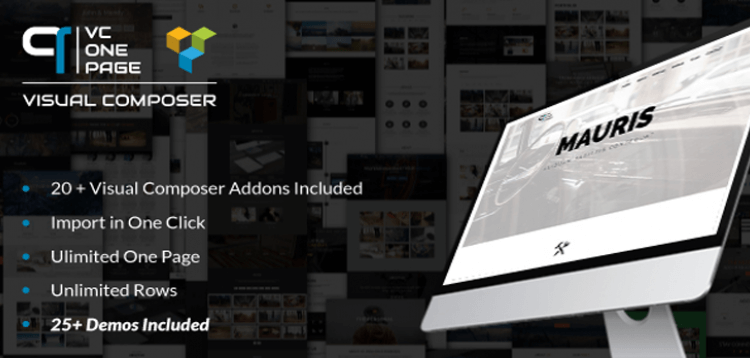 Item cover for download VC One Page Builder - Addons for Visual Composer