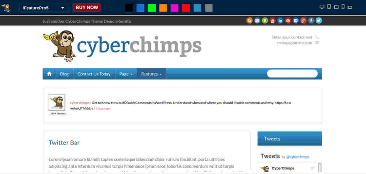 Item cover for download CyberChimps iFeature Pro 5 WordPress Theme 