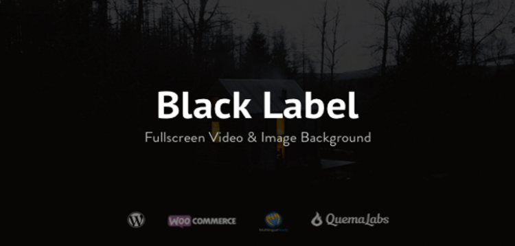 Item cover for download Black Label - Fullscreen Video & Image Background